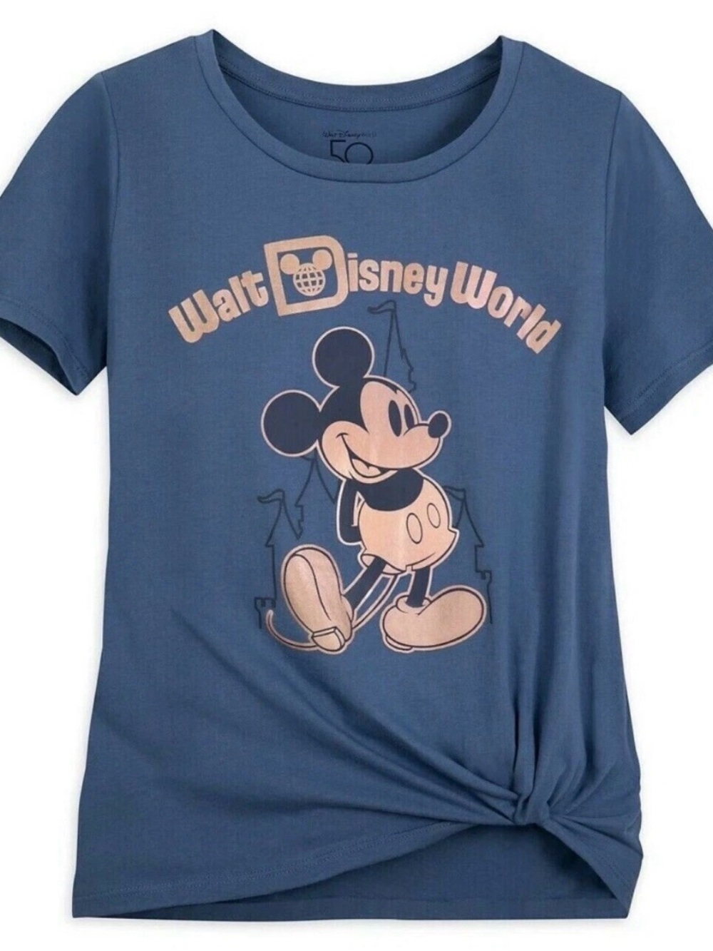 Disney World Blue Mickey Graphic Women’s Tee